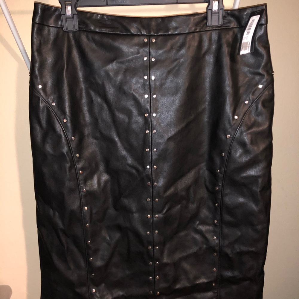 Leather skirt